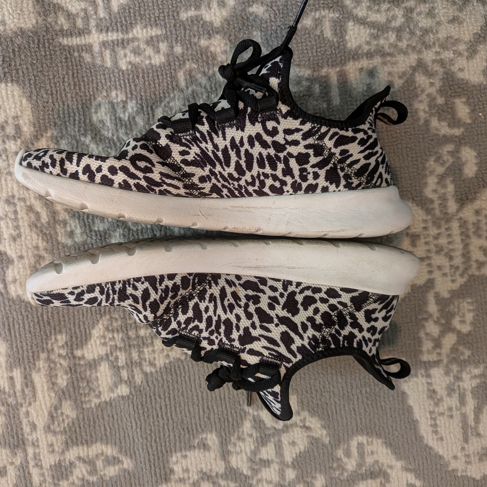 adidas Black and White Athletic Shoes